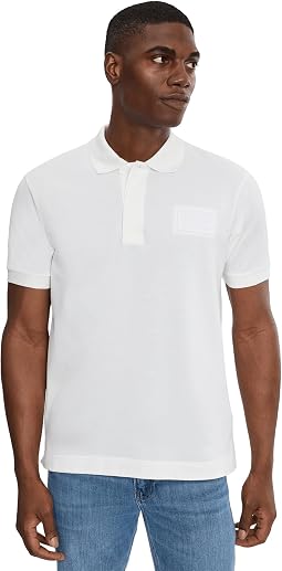 Classic Fit Embossed Branding Polo Shirt