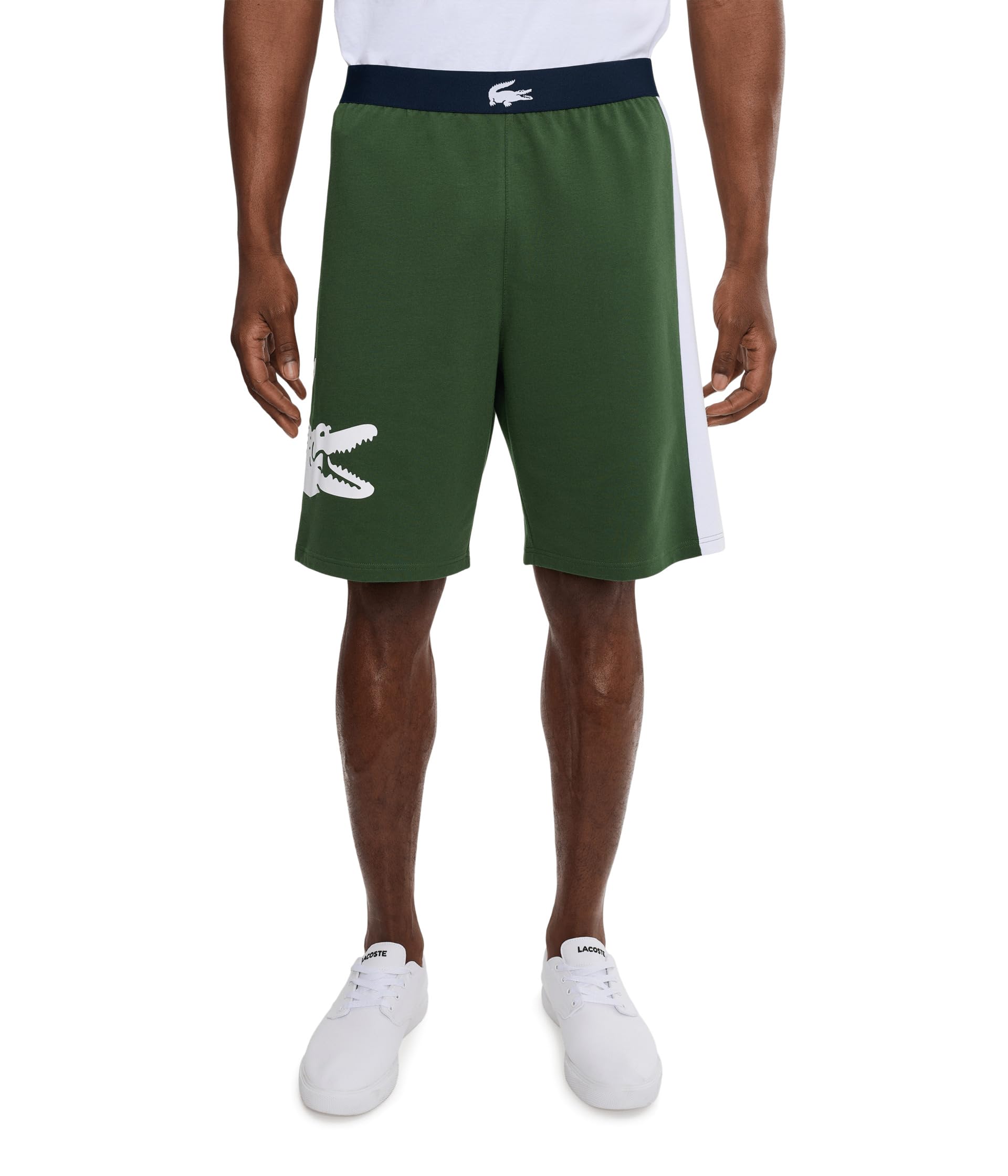 Straight Cut Fleece Loungewear Shorts