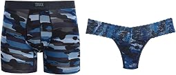 Hanky Panky Signature Lace® Low Rise Thongs и Saxx Super Soft Vibe Boxer Briefs