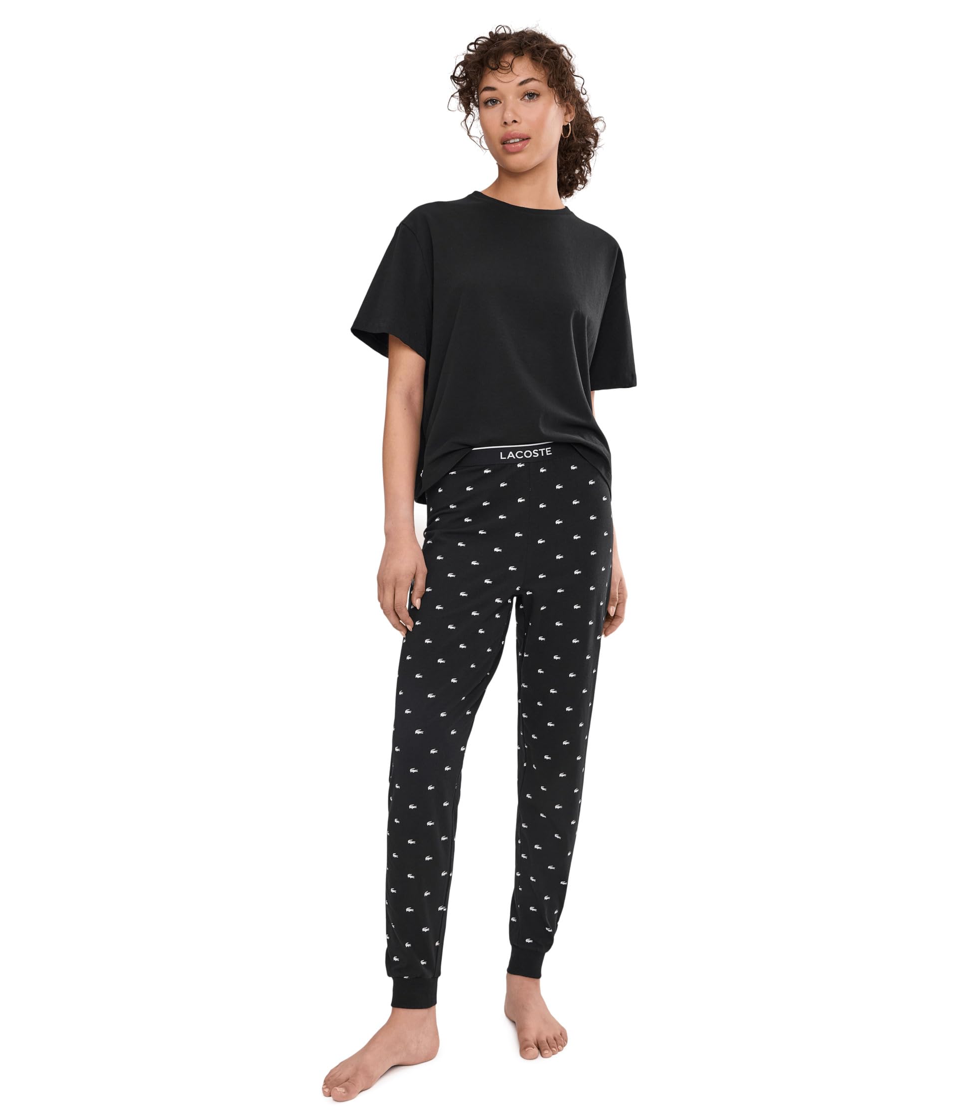 Комплект пижамы Lacoste с брюками Croc Pants