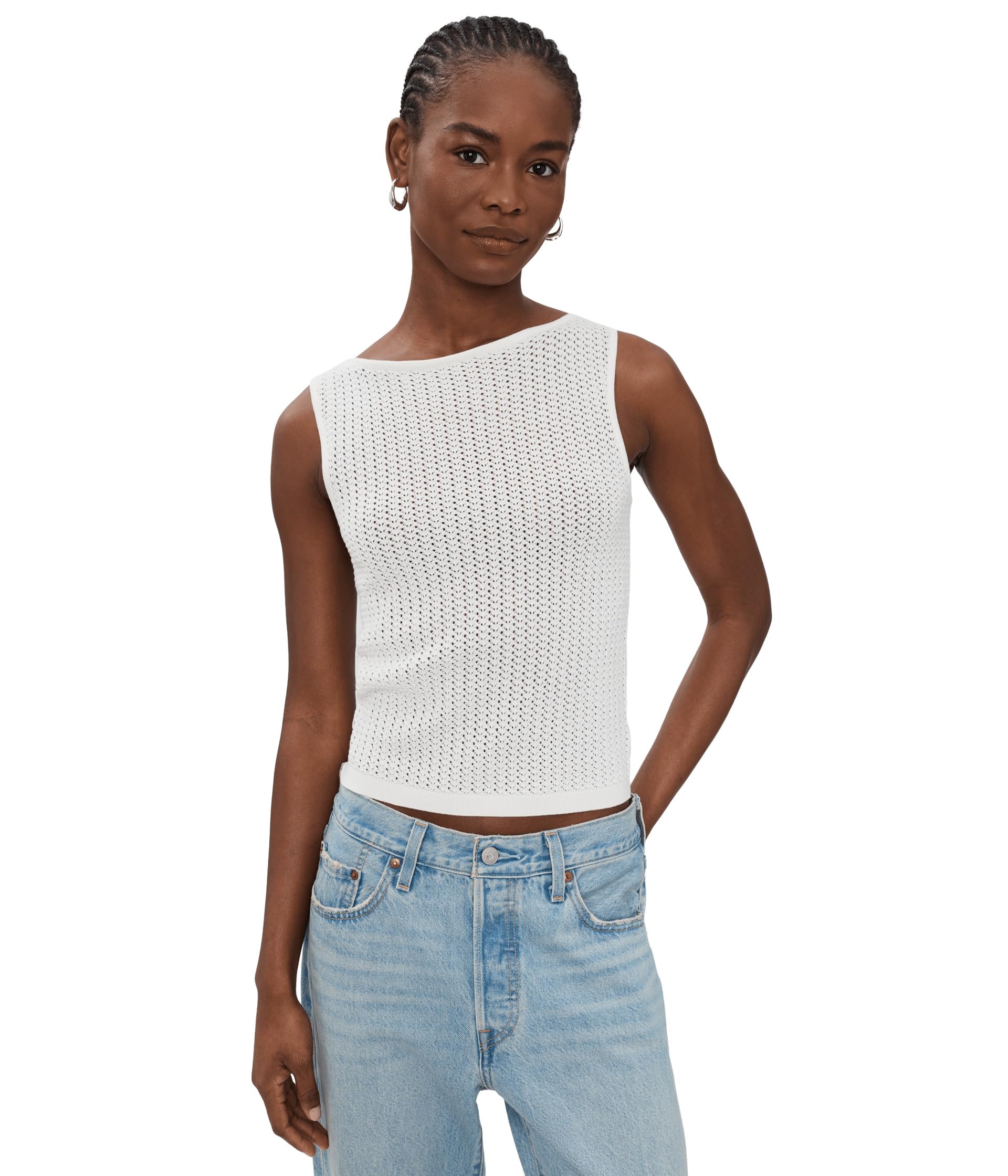 The Crochet Boatneck Tank