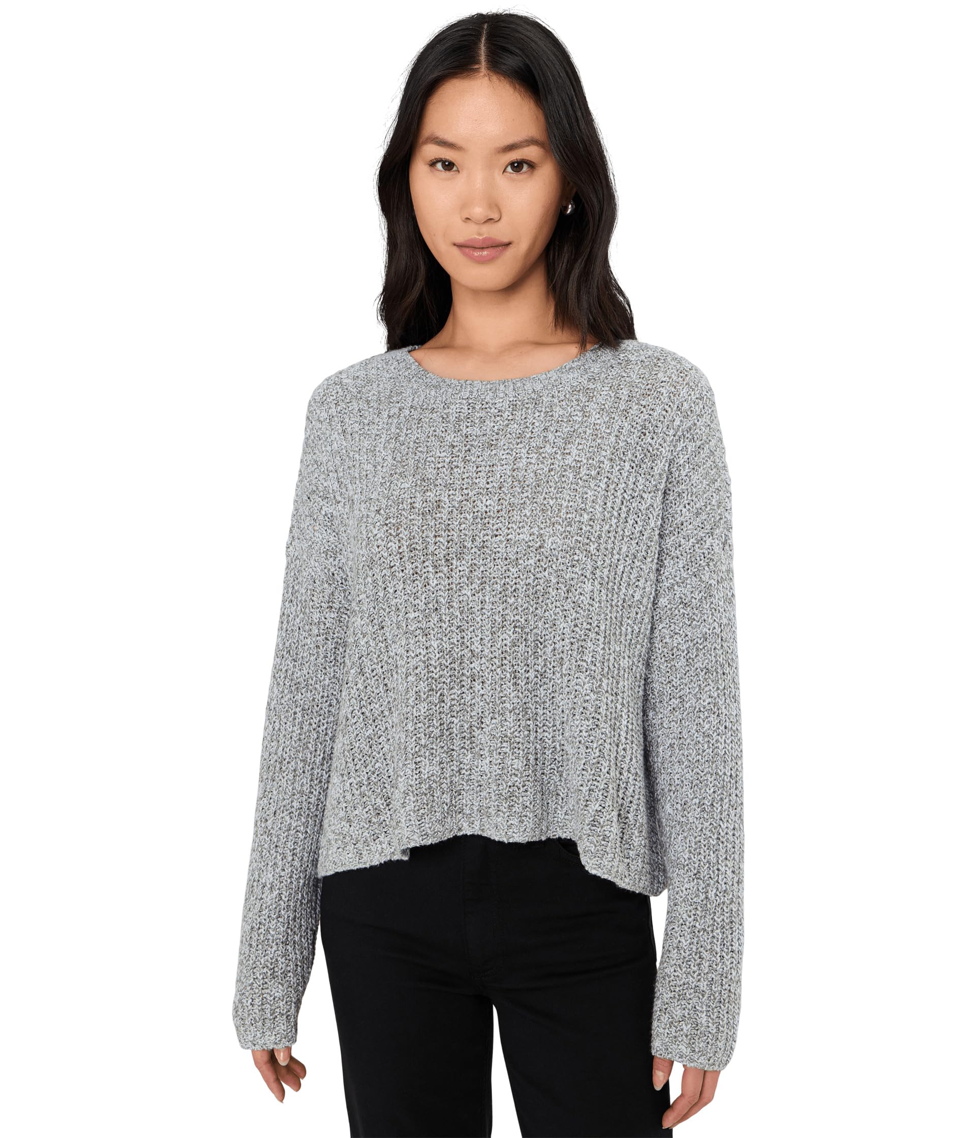Peruvian Cotton Cloud Twist Crew Neck Sweater