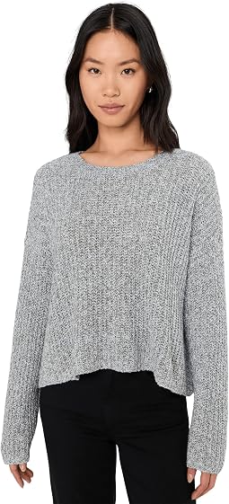 Peruvian Cotton Cloud Twist Crew Neck Sweater