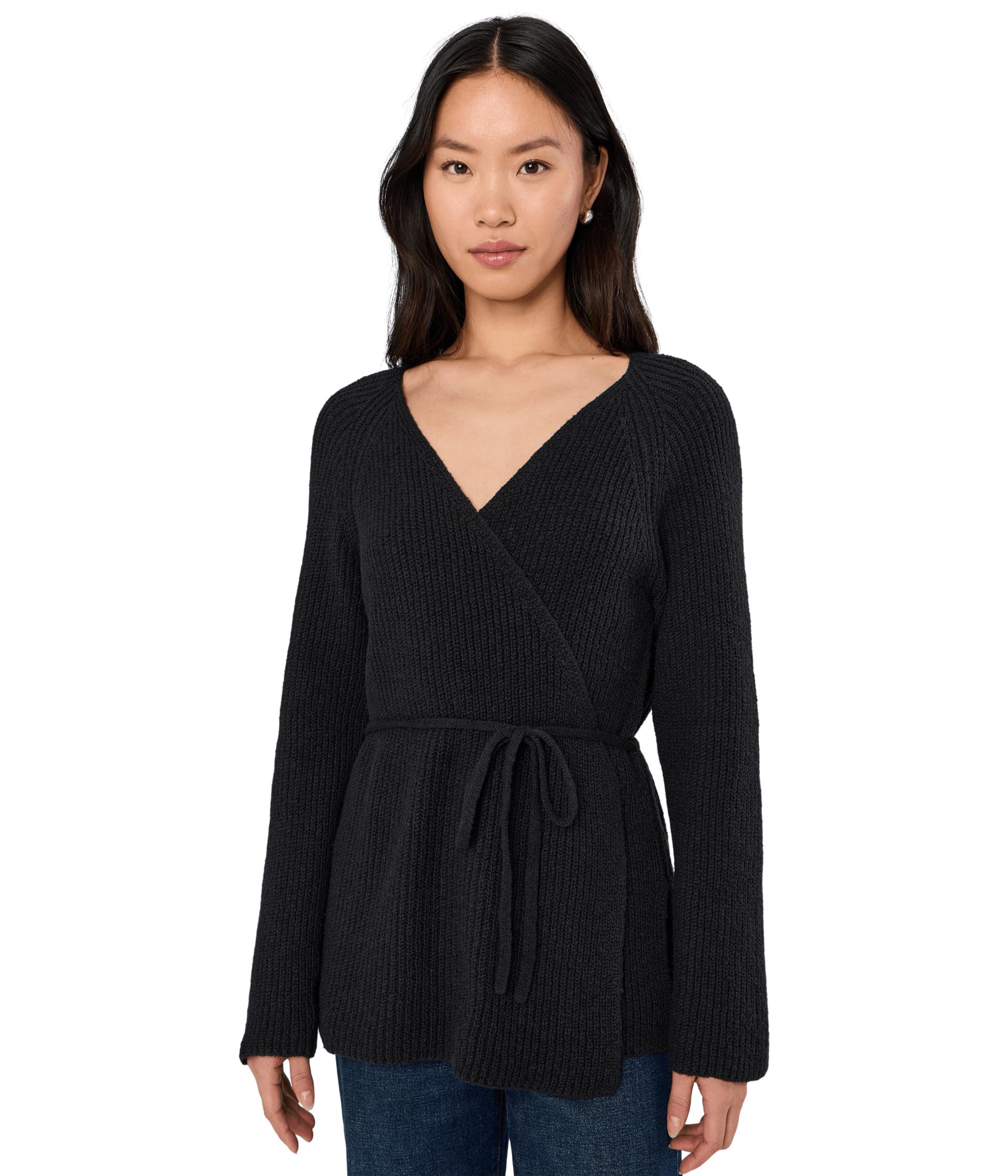 Peruvian Cotton Cloud V-Neck Cardigan