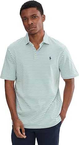 Polo Ralph Lauren Мужская рубашка поло из мягкого хлопка с классическим полосатым принтом