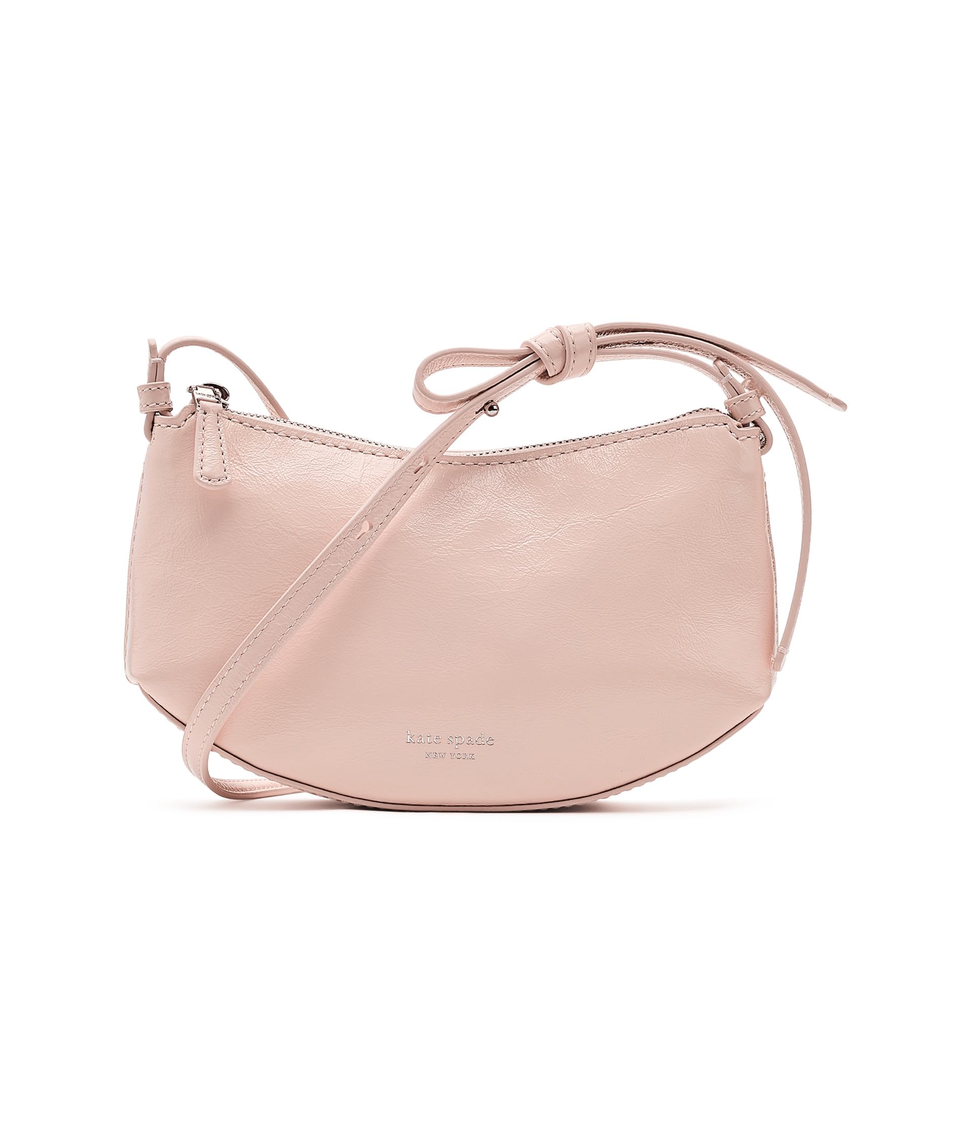 Loop Crinkle Patent Leather Crossbody