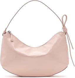 Loop Crinkle Patent Leather Shoulder Bag