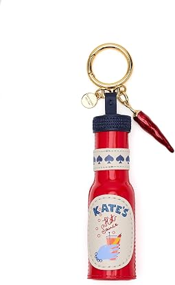 Charmed Embellished Pu Hot Sauce Bag Charm
