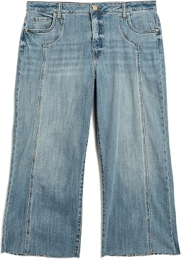Женские джинсы Plus Size Meg Fab Ab High-Rise Wide Leg в цвете Wistfulness