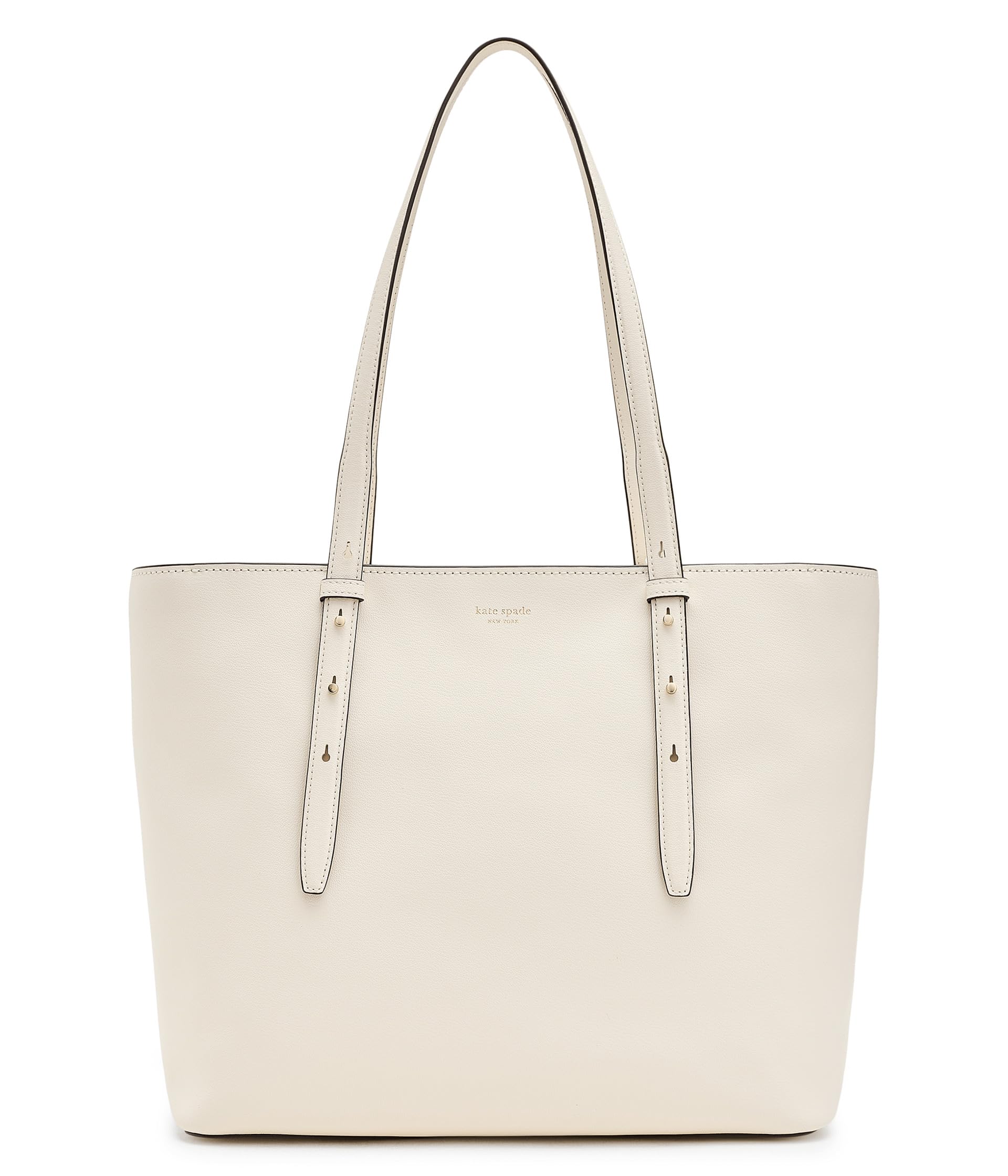 Do It All Fine Grain Leather Zip Tote Bag