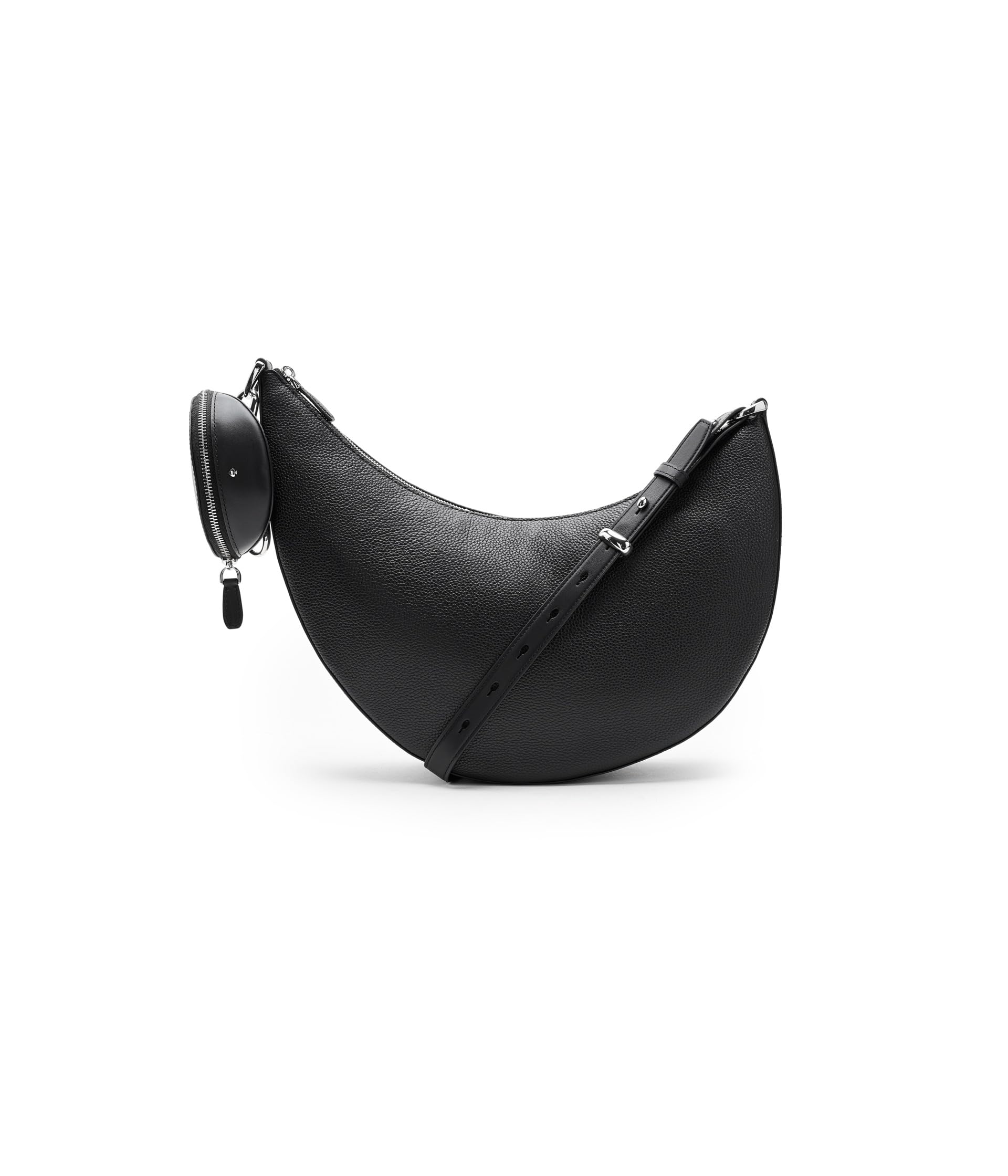 Большая кросс-боди сумка Duo Pebbled Leather