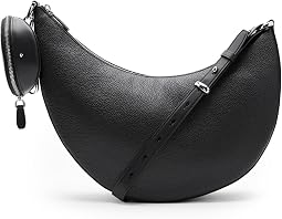 Duo Pebbled Leather Large Crossbody Bag