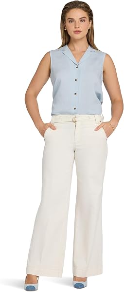 Женские джинсы Mia Palazzo Vintage White