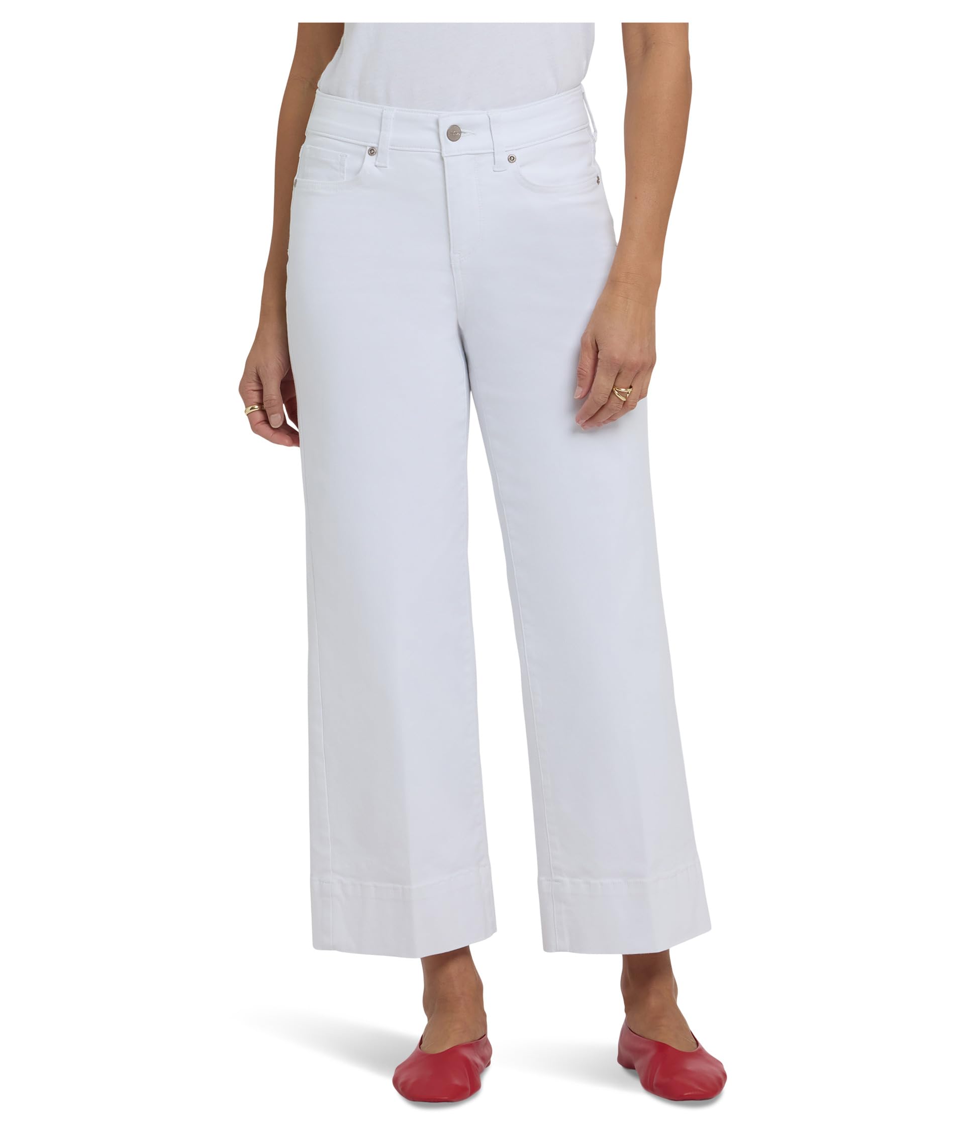 Teresa Ankle Jeans in Optic White