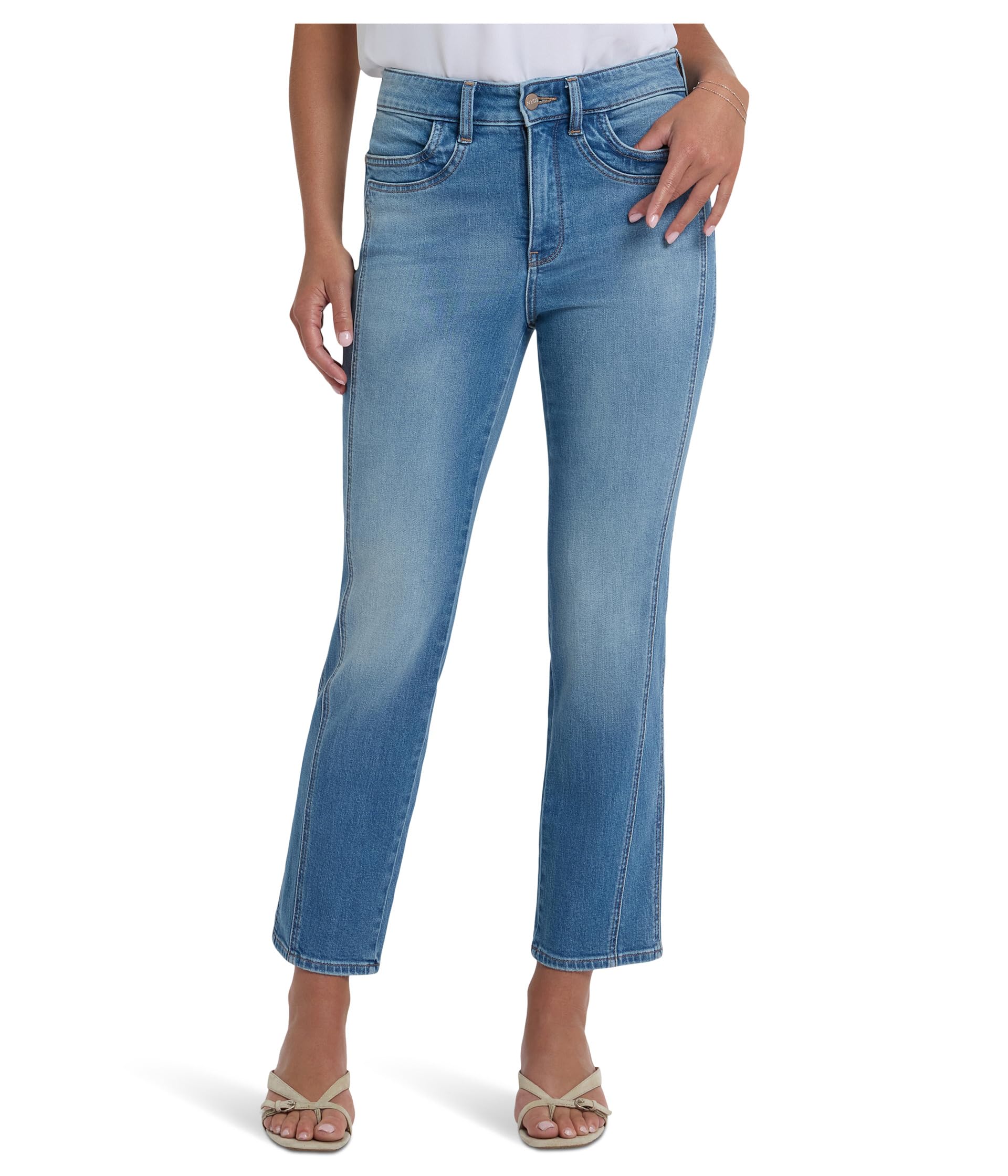 Marilyn Ankle Jeans in Port Sea