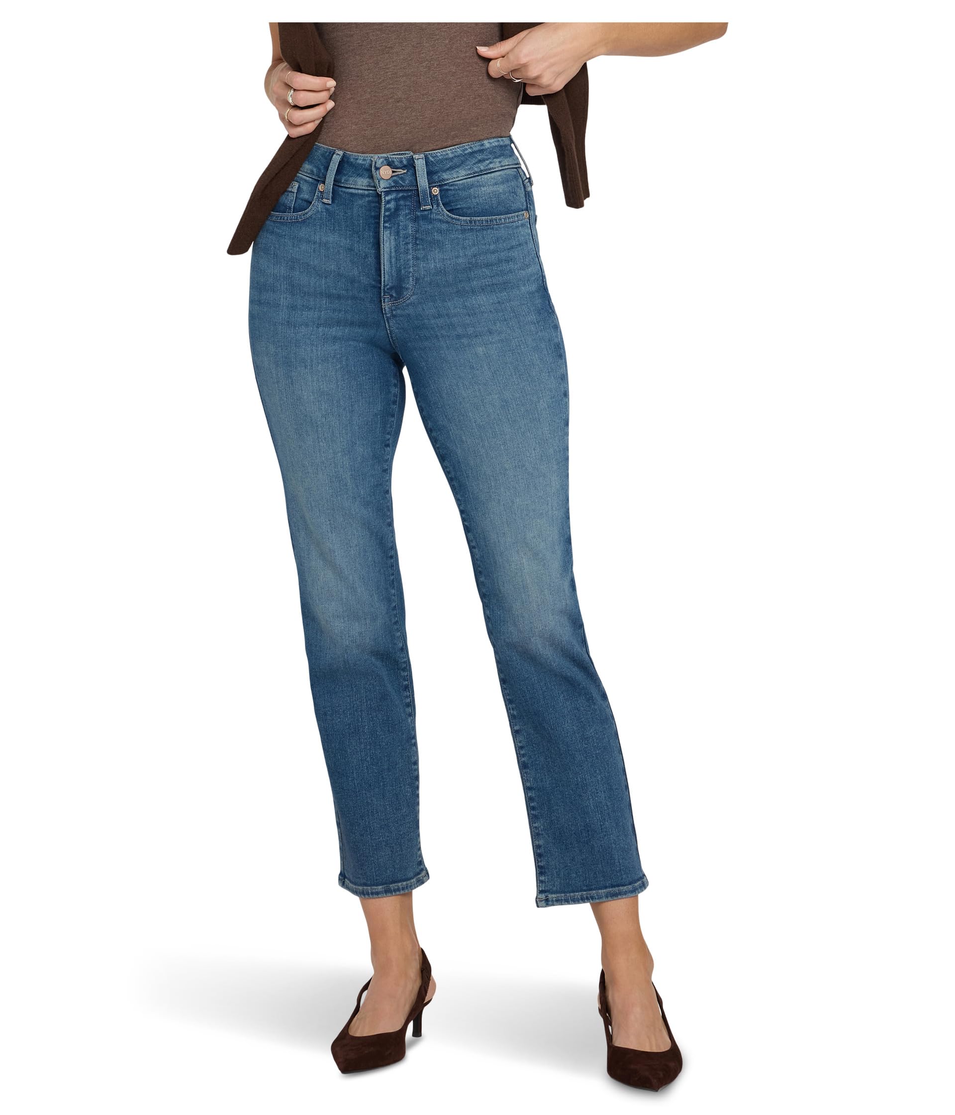 Re-New Denim Ankle Jeans in Breezy Palms