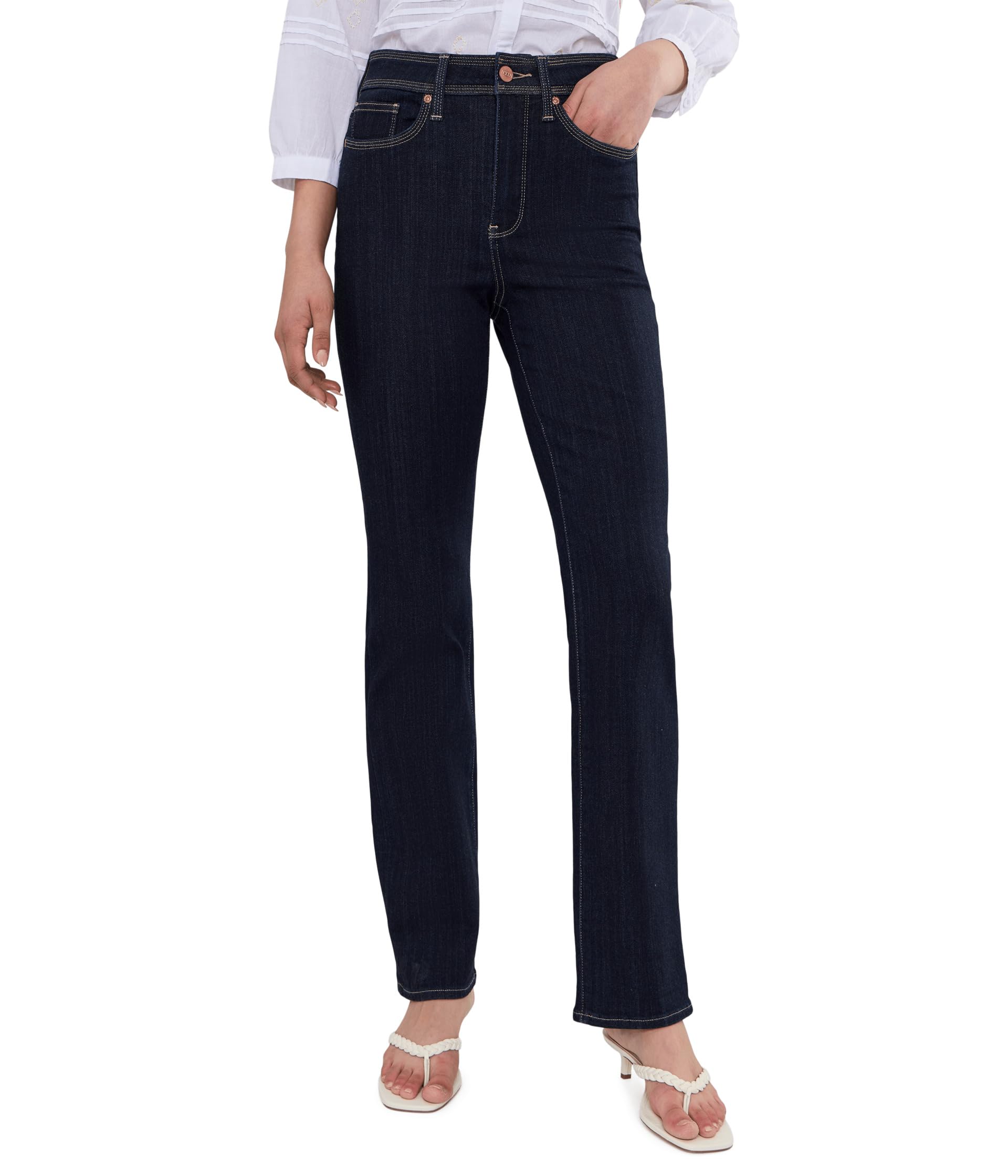 Straight Triple Stitch Jeans in Morningtides