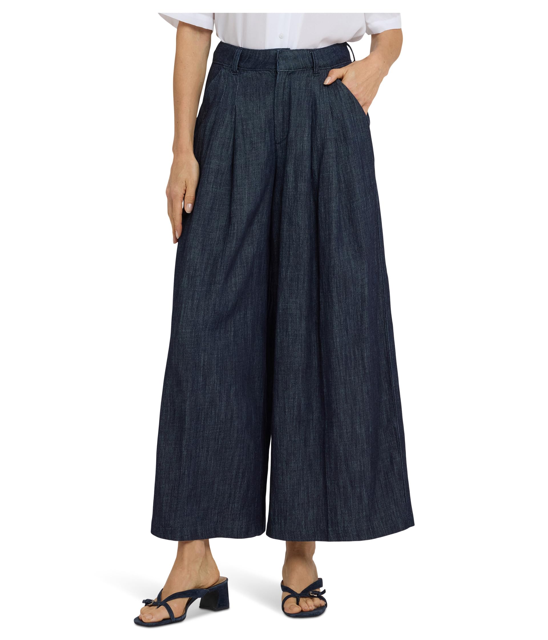 Trouser Ankle Pants in Dark Indigo