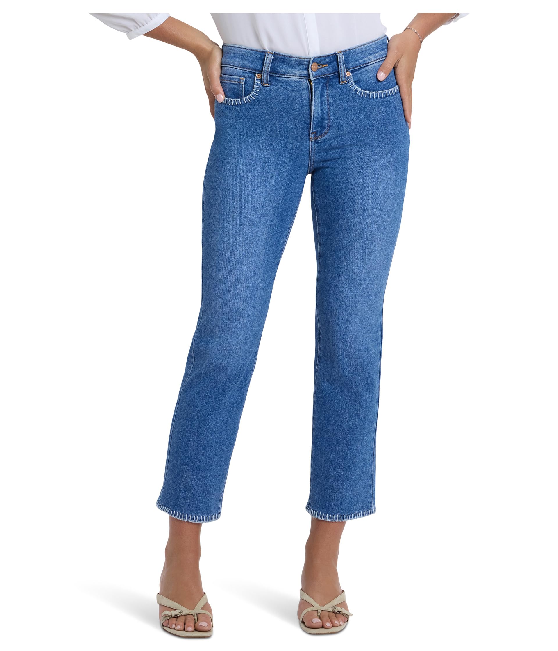 Marilyn Ankle Jeans in Blue Paradise