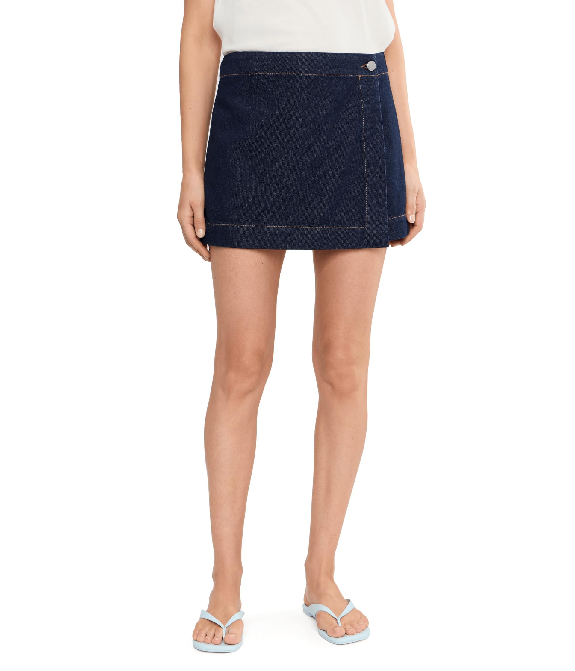 Мини-юбка Madewell Denim Wrap