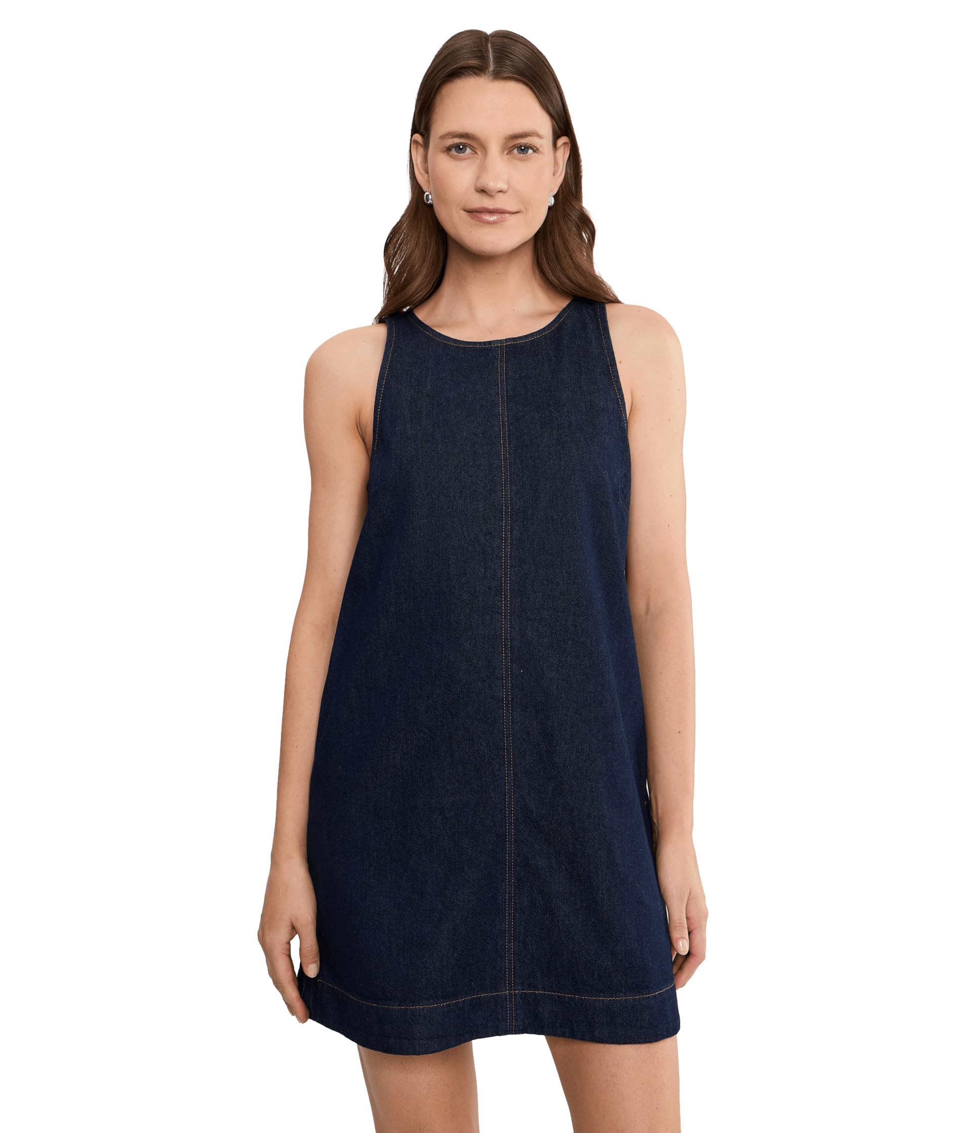 Denim Mini Shift Dress