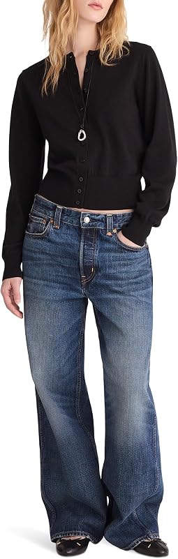 Madewell Кардиган на пуговицах, 100% хлопок, Женский