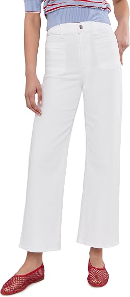 Джинсы Madewell The Short Emmy Wide-Leg в цвете Tile White