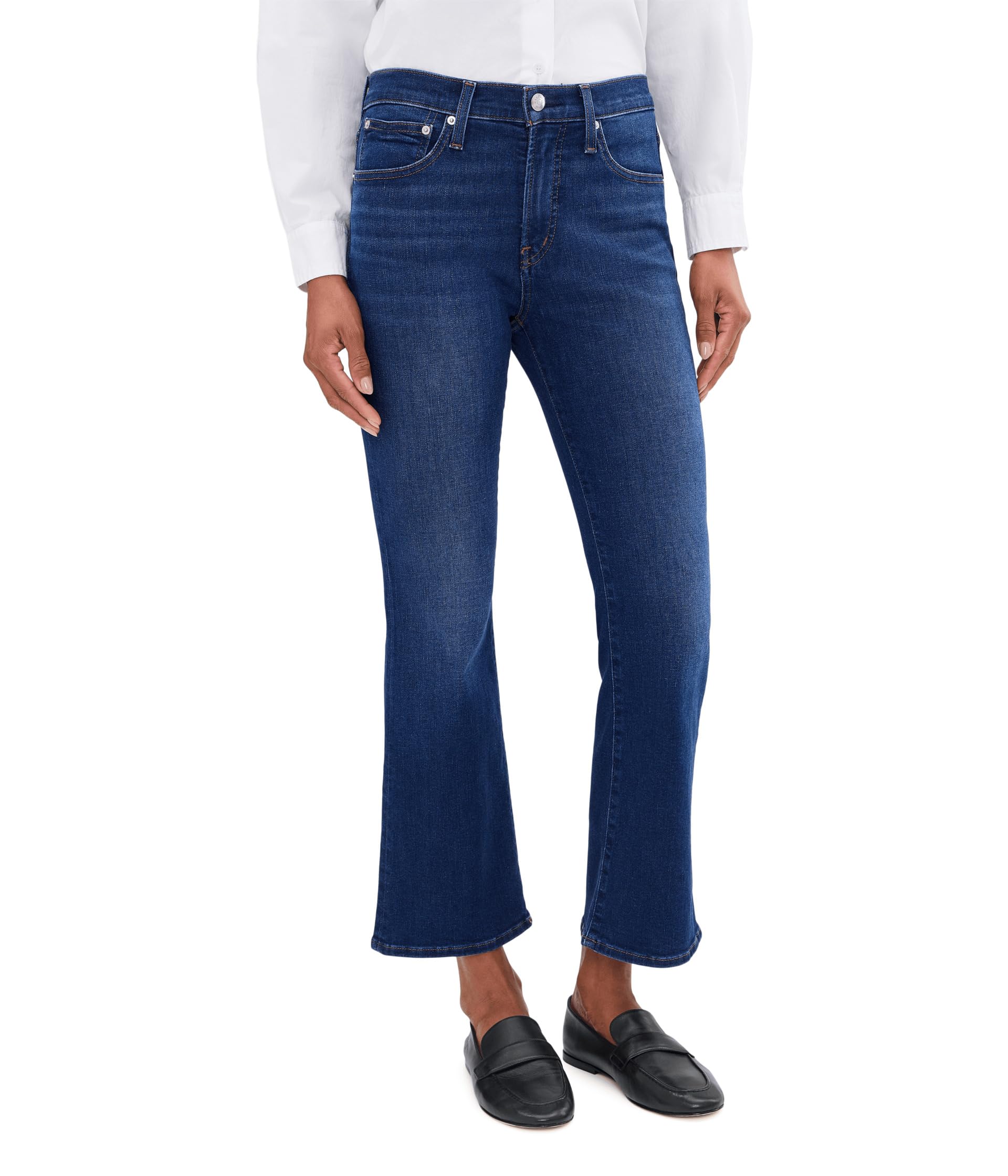The Stretch Flare Crop Jean in Osgoode