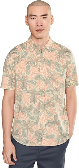 Tommy Bahama Мужская рубашка San Lucio Sea Shade с коротким рукавом
