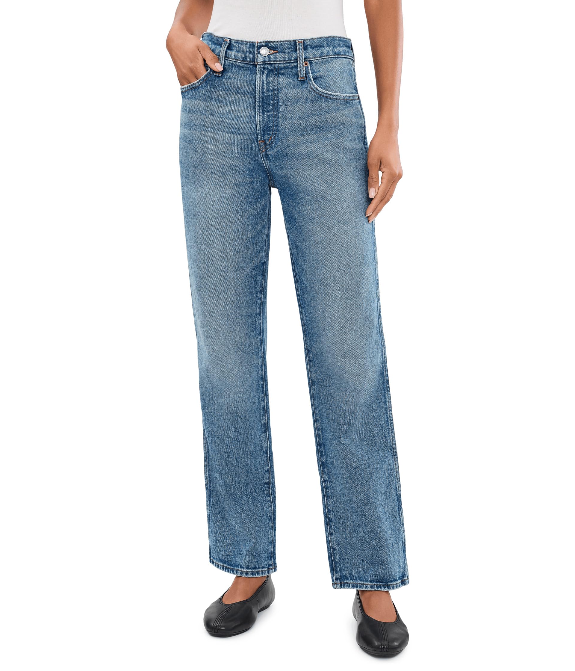 The Longline Straight Jean in Pickett Wash