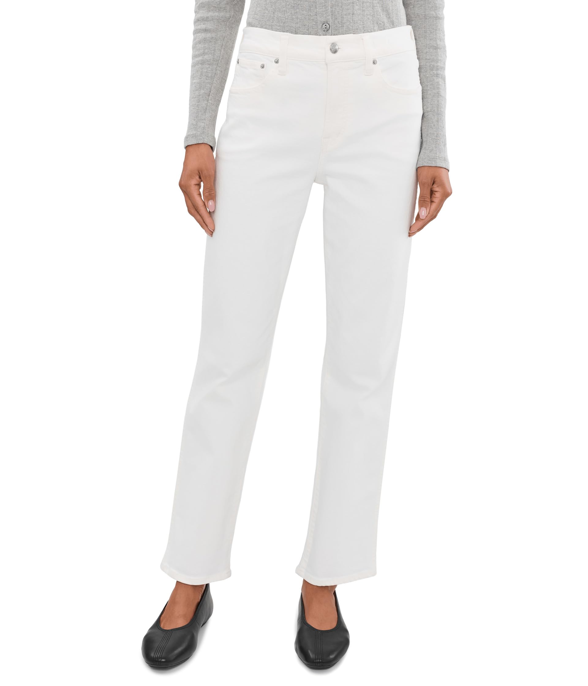 Джинсы Madewell The Dean Easy Straight в цвете Tile White