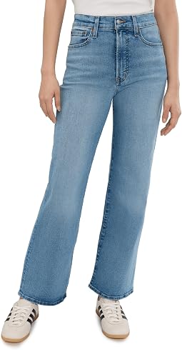 Джинсы Madewell The Wide-Leg в цвете Coastal Blue