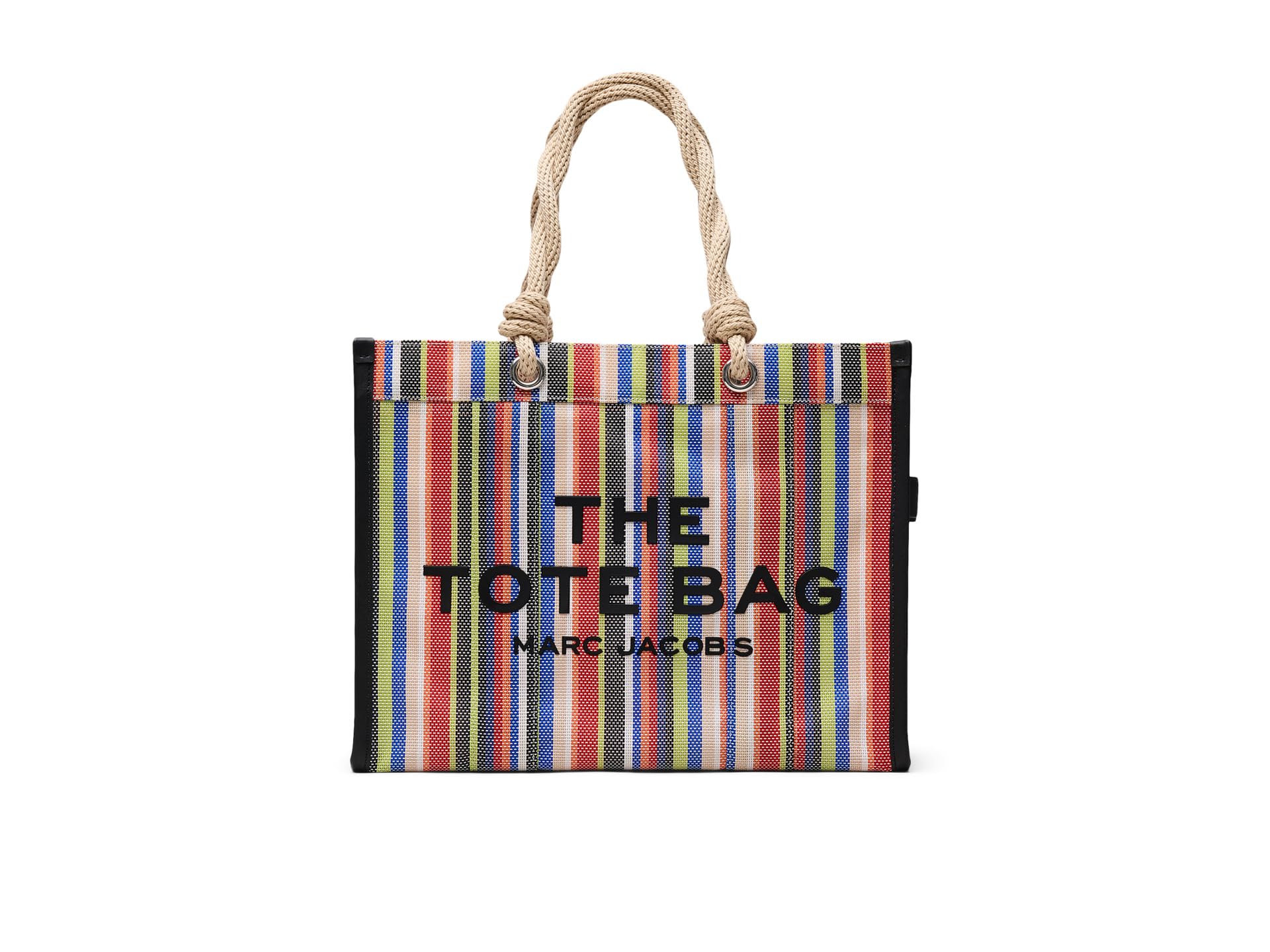 The Stripe Mesh Large Tote Bag