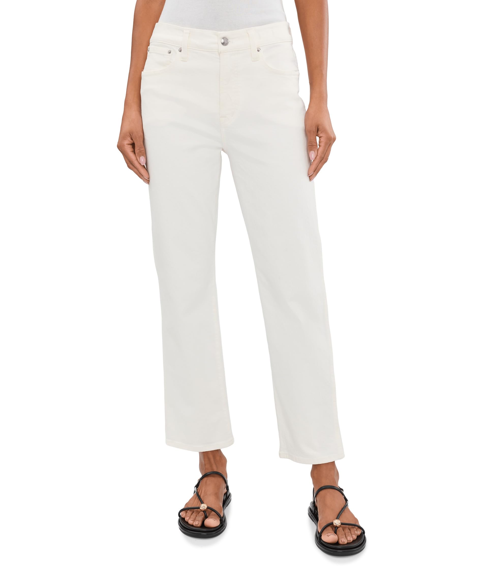 The Short Dean Easy Straight Jean in Tile White