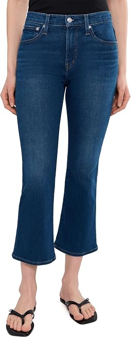 Женские джинсы Madewell The Short Stretch Flare Crop в цвете Osgoode