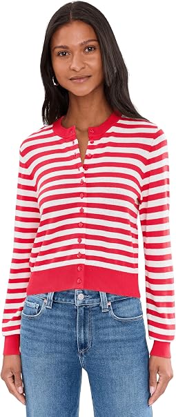 Harlow Striped Button Down Cardigan