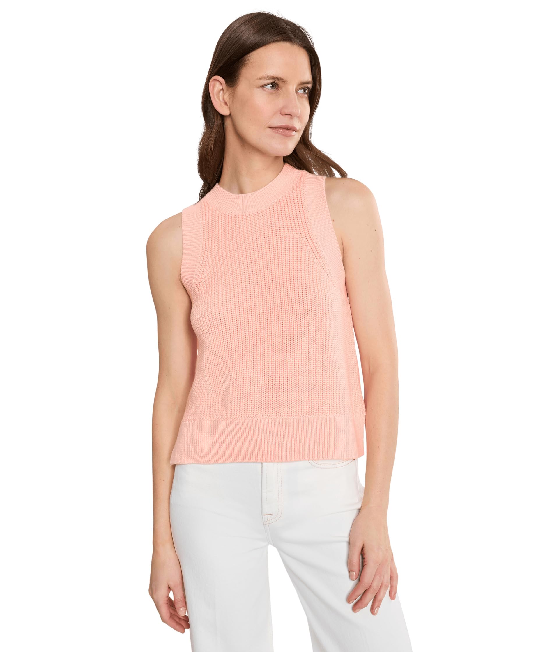 Demi High Crew Neck Tank