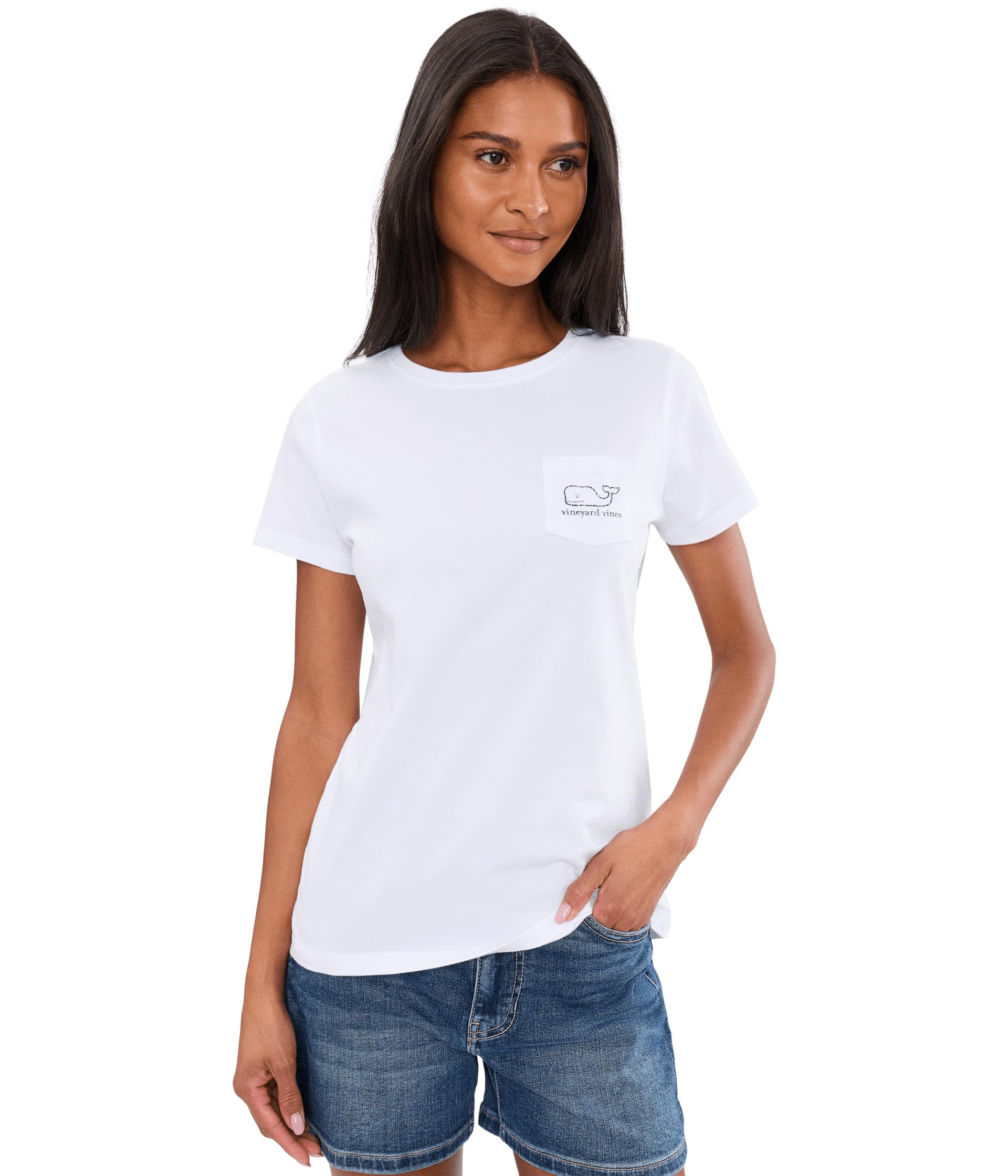 Vintage Whale Short Sleeve Pocket Tee