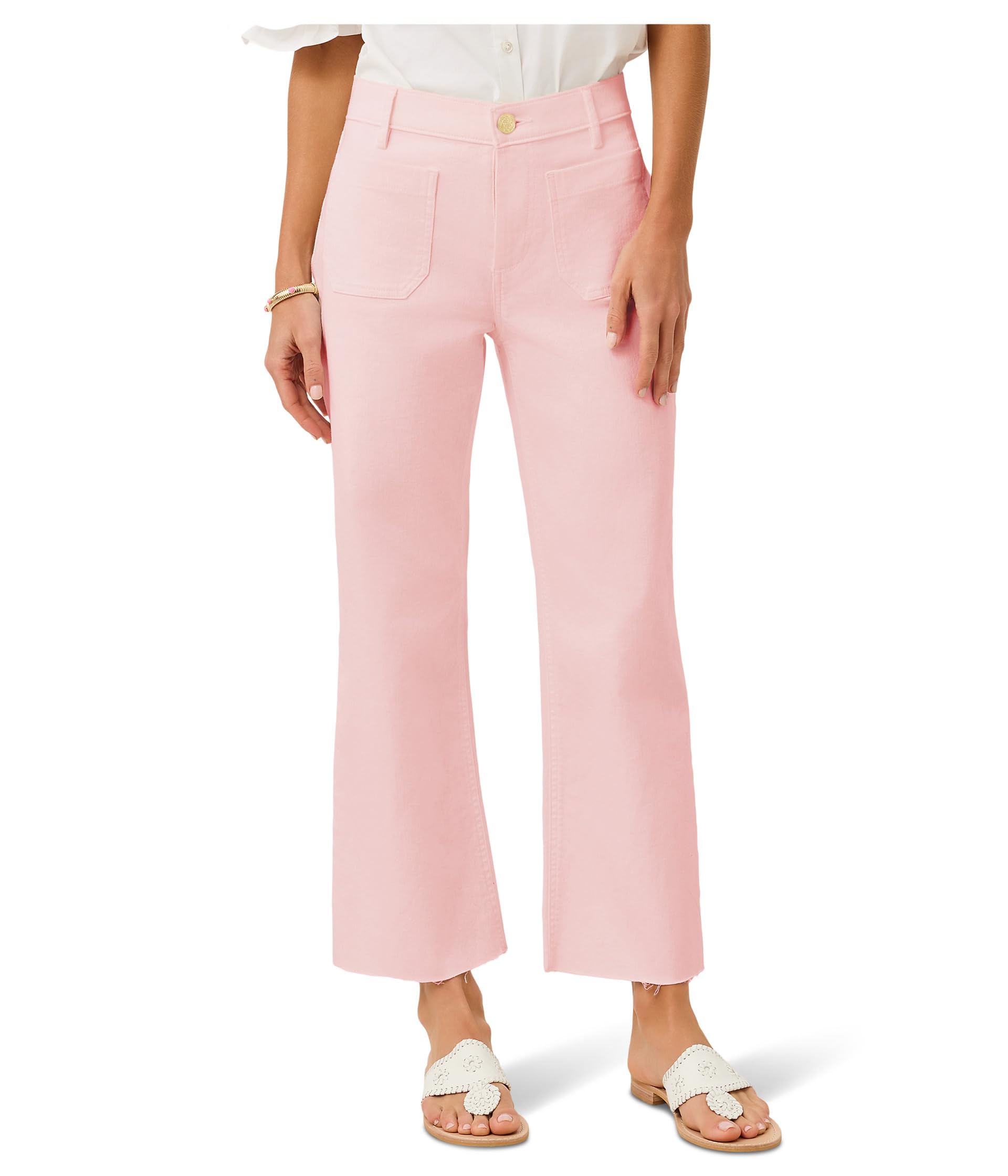 Женские джинсы с высокой посадкой Harleen High-Rise Crop