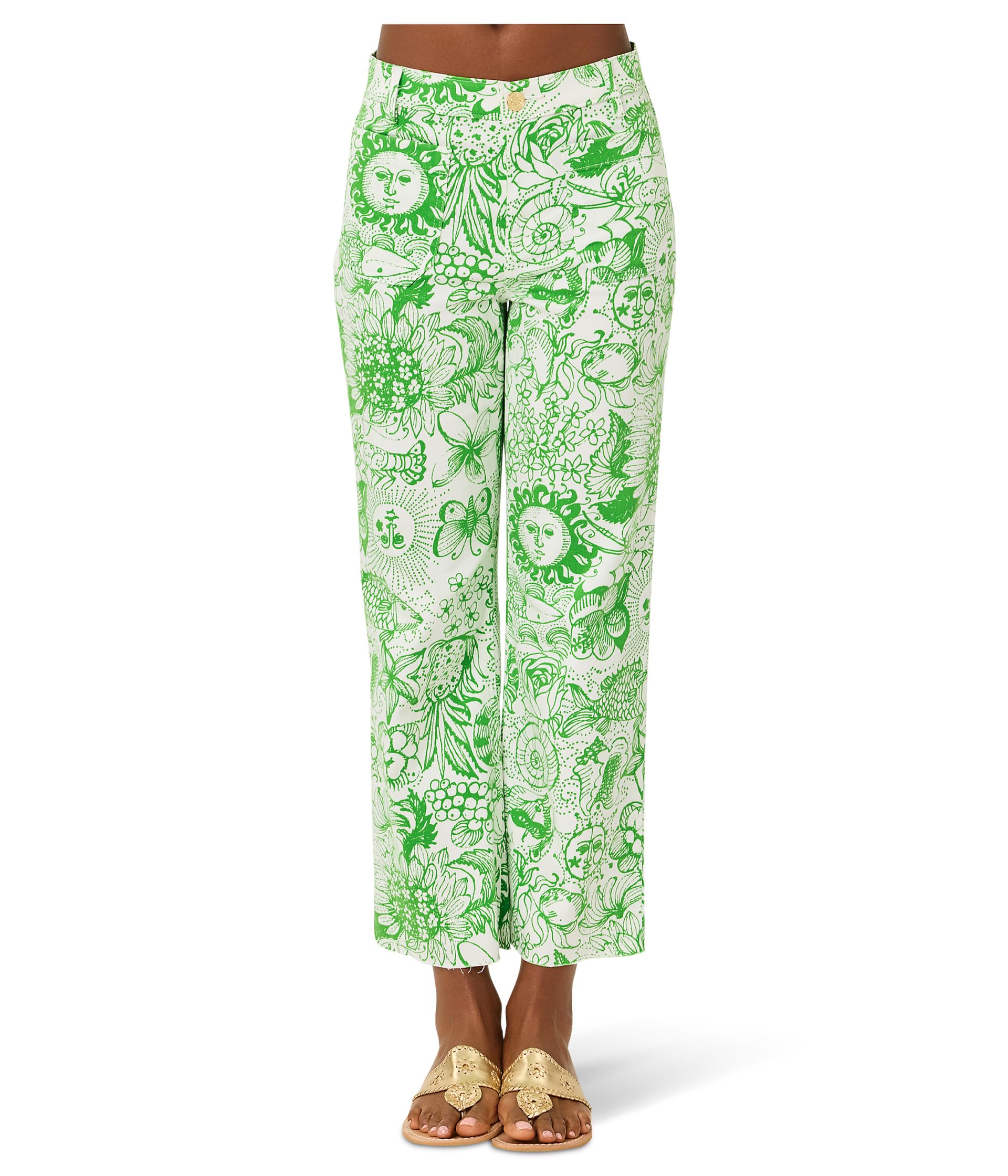 Harleen High-Rise Crop Jeans