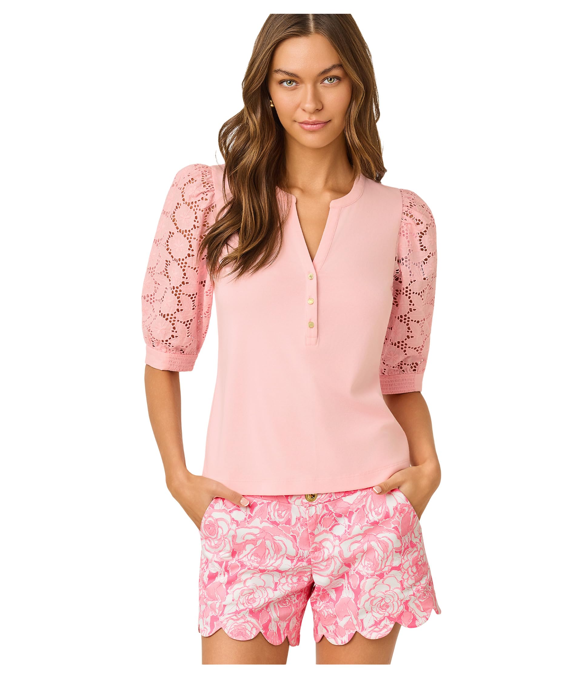 Трикотажный топ Ronson Eyelet Lilly Pulitzer