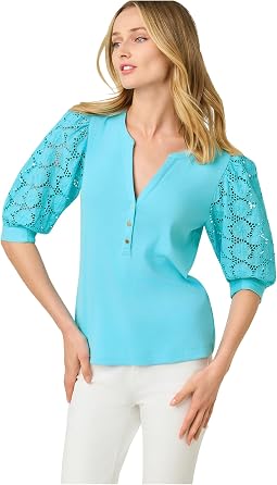 Трикотажный топ Ronson Eyelet Lilly Pulitzer