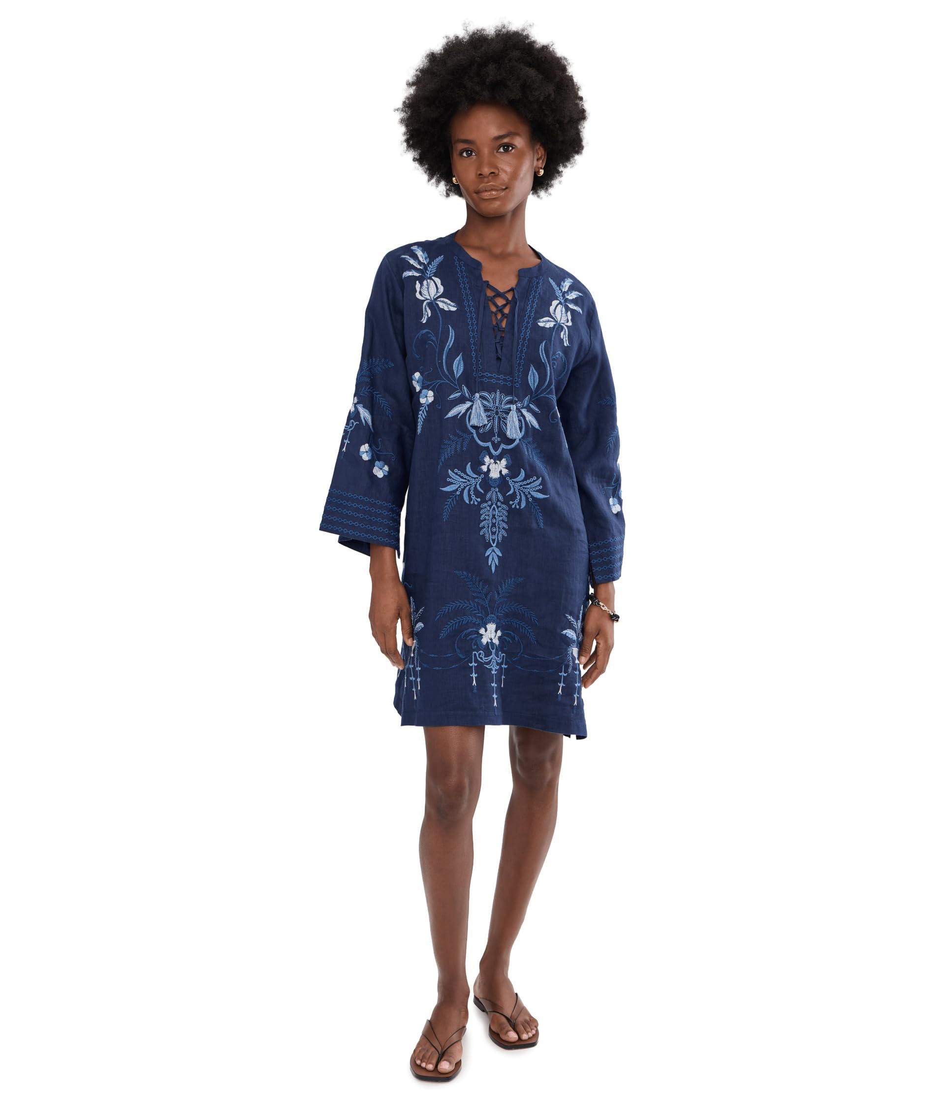 Tie Front Kimono Dress - Paulinna