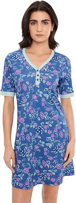 Elbow Sleeve Sleepshirt Karen Neuburger Женский