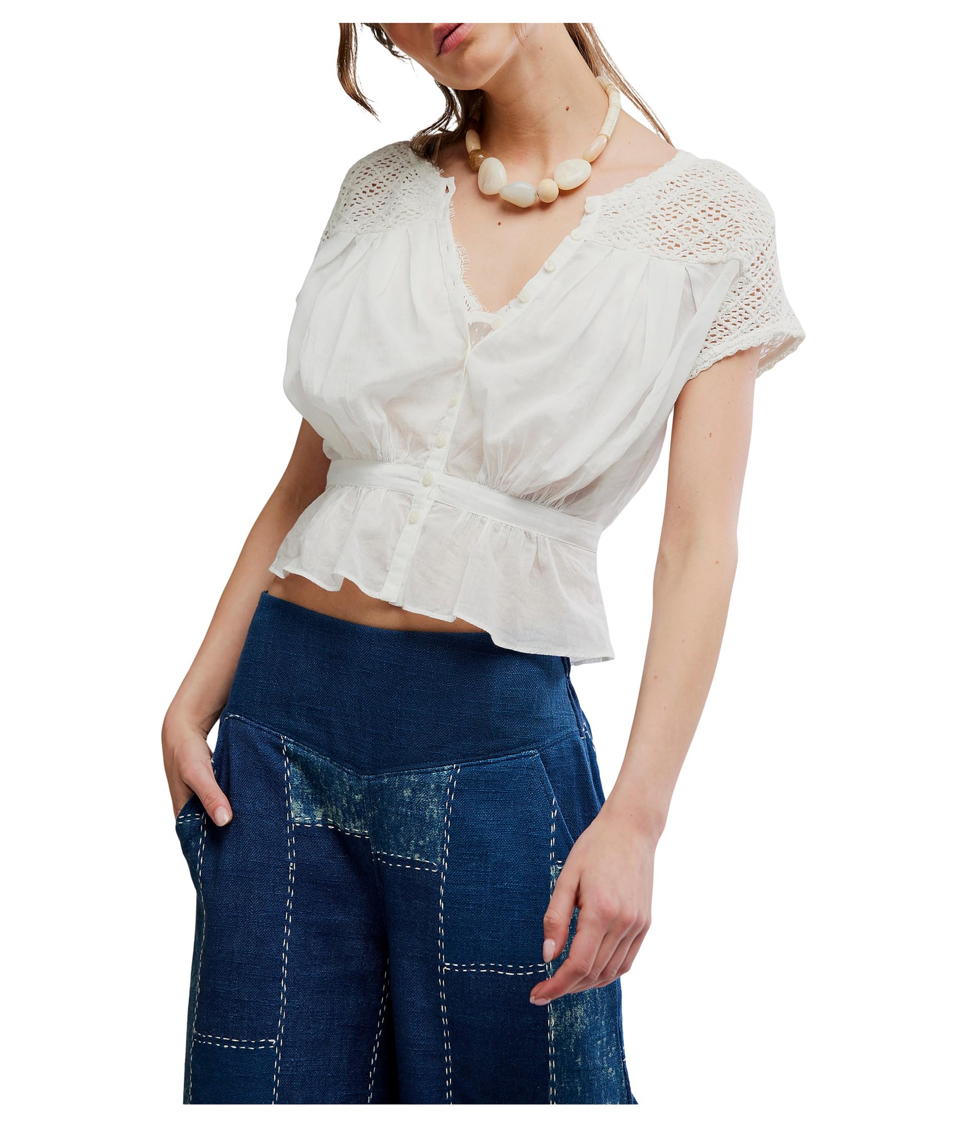 Glimmer Embroidered топ