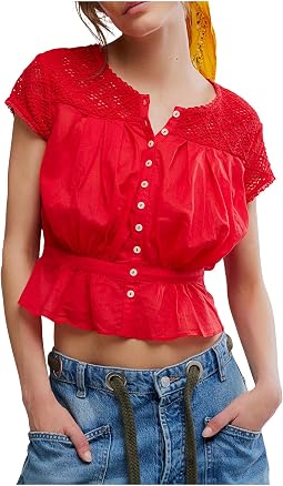 Glimmer Embroidered Top