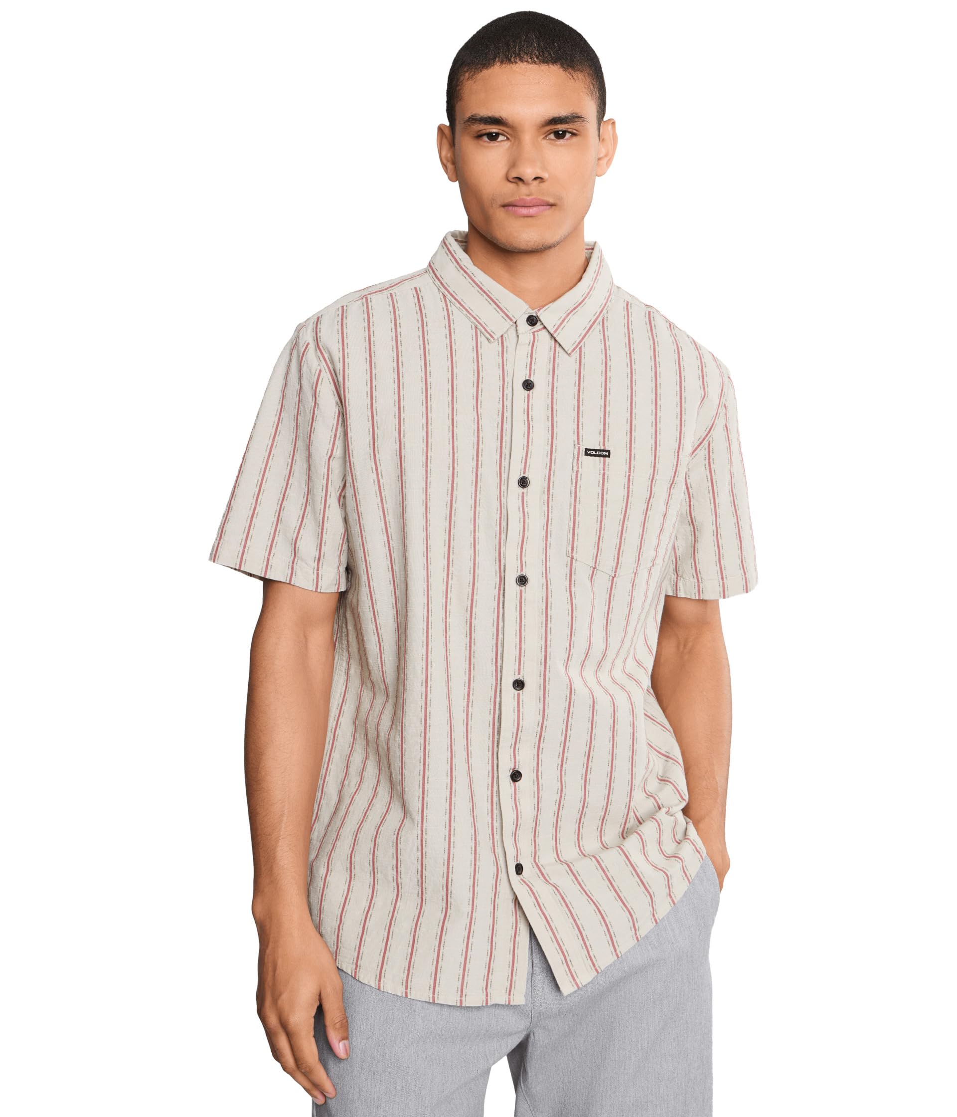 Volcom Sato Stripe мужская рубашка