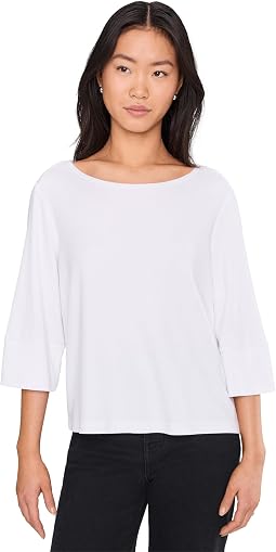 Rosalynn Wide Sleeve Boatneck Top