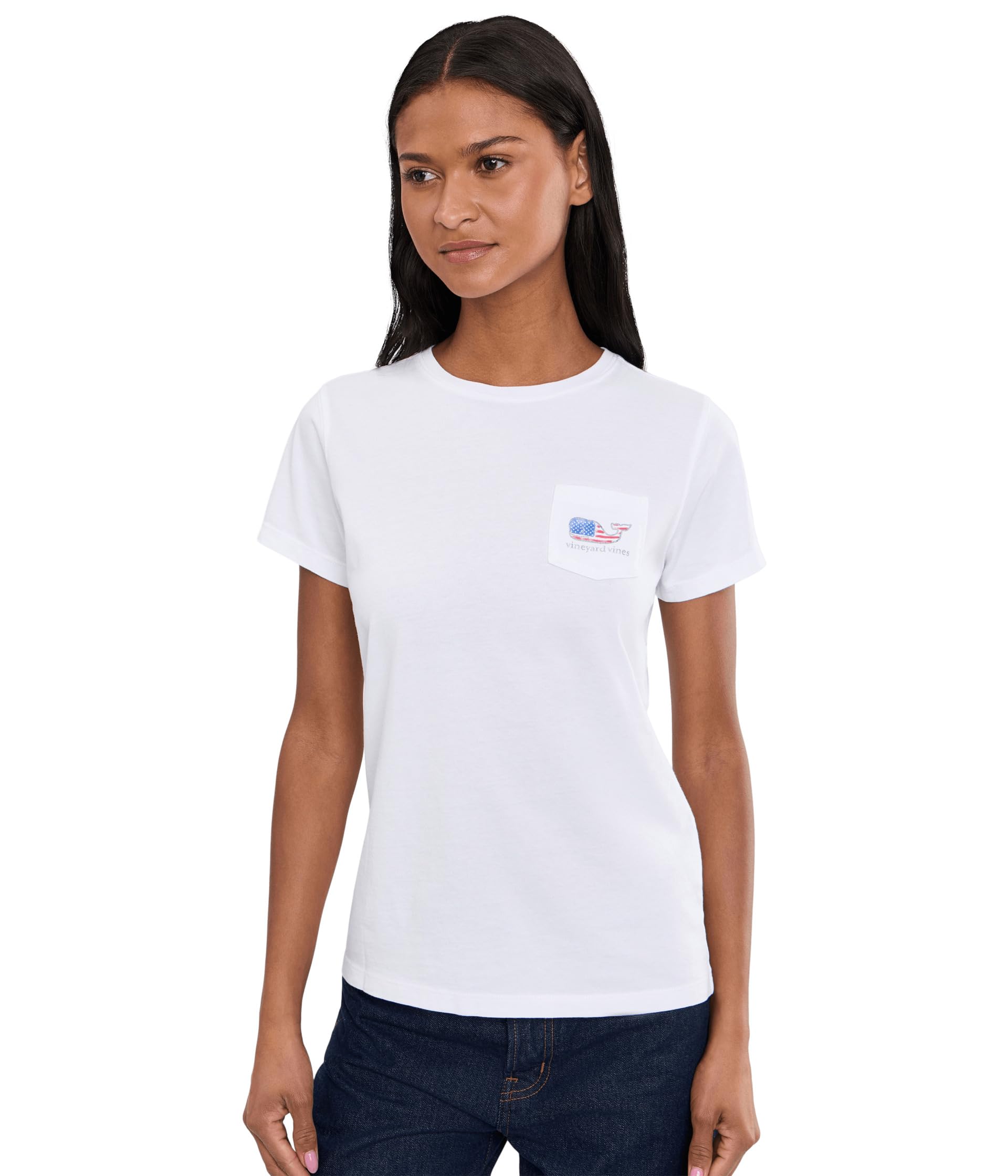 Футболка Vineyard Vines с коротким рукавом и карманом