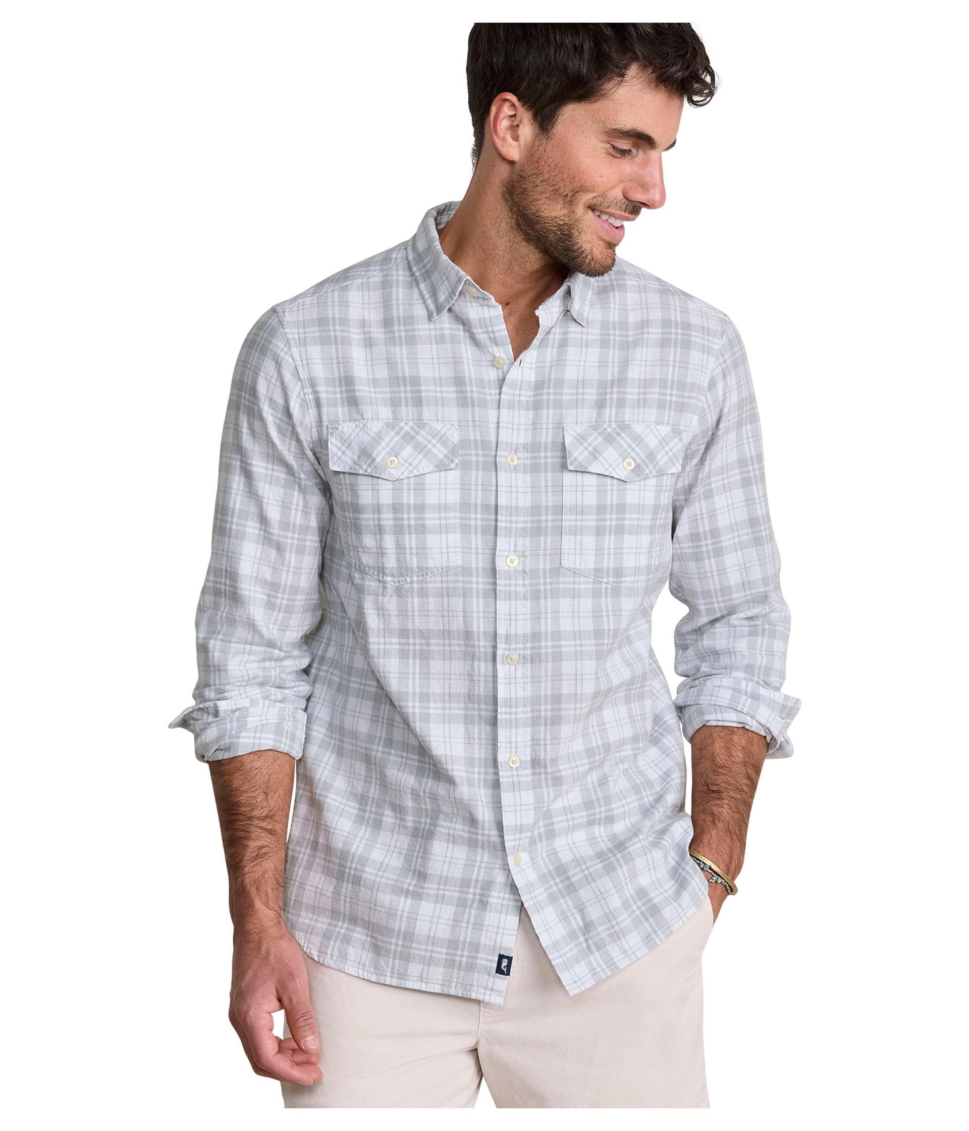 Мужская рубашка Hummock Pond Plaid Island Slub